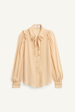 ROMANTIC SHIRT WITH BOW LIMITED EDITION - Zara фото 6