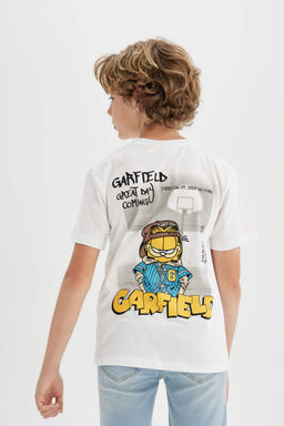 Футболка с короткими рукавами и круглым вырезом Garfield для мальчиков