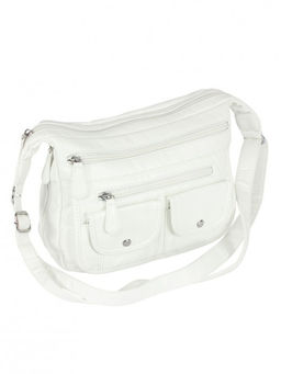 Сумка женская искусственная кожа Guecca-119, 1отд+кар/пер, плеч/ремень, белый SALE 264094 - Adelia фото 5