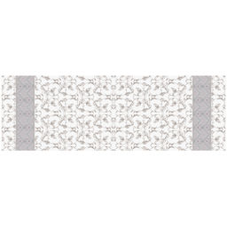 Скатерть-дорожка на стол 145х50см Льняной жаккард, хлопок Комфорт 171г/м2, упаковка классическая 28х41см, Домашняя мода (Россия)