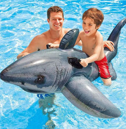 Плотик Акула 173х107см, от 3-х лет INTEX