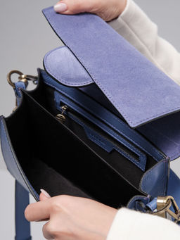 Сумка через плечо Deboro 30574 сиреневый закат