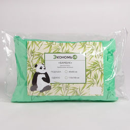 Подушка Экономь и Я 4060 Бамбук чехол ультрастеп, цвет МИКС, п/э  фото 3