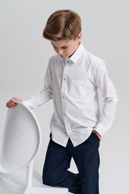 BWCJ7125 Сорочка верхняя для мальчиков - Pelican фото 6