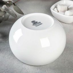 Сахарница с крышкой Wilmax Olivia, 540 мл, фарфор, белая