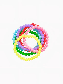 Набор детских браслетов «Выбражулька» бусинки, 6 нитей, цветной