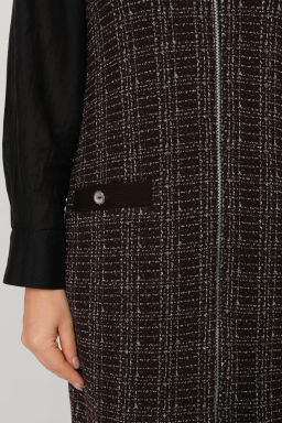 БЕЛАРУСЬ Платье Д 3481 дл/шоколад - Текстильная мануфактура фото 8