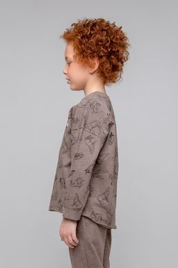 CROCKID, КР 301918/коричневый меланж,медведи к358 джемпер для мал