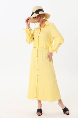 Платье NIKVA н944-3 лимонный  фото 7