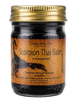 Sawaddee Sun Бальзам тайский черный cкорпион / Scorpion Thai Balm, 50 г