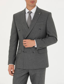 Kruvaze _izgili F_me Ekstra Slim Fit Tak_m Elbise