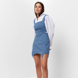 Юбка мини джинсовая женская MIST: Denim, размер 44, синяя