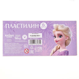 Пластилин 6 цветов 90 г, Холодное сердце - Disney фото 4