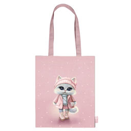 Сумка-шоппер Феникс+, арт.69075/ 25 КОШЕЧКА В ПАЛЬТО (29х36 см, полиэстер, сублимационная печать, 1