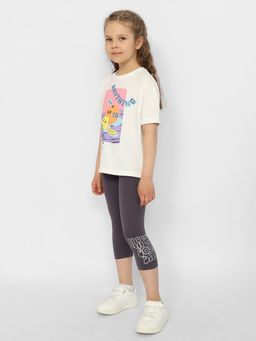 CRB wear/CSKG 70376-48-372 Бриджи для девочки,темно-серый/Ex.Cherubino