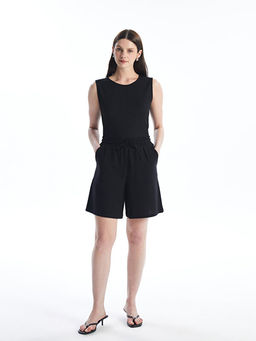 Kad?n Bisiklet Yaka D?z Atlet