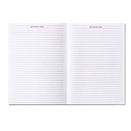 Ежедневник недатированный А5, 160 листов «Небраска», бордовый