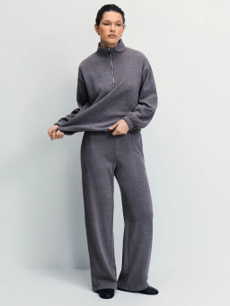 Толстовка на молнии оверсайз / Zarina