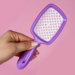 Цена за 2 шт. Расчёска массажная, широкая, продуваемая, 8.3×20(±1) см, МИКС