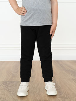 Брюки детские флисовые черные