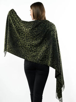 Яркий палантин с анималистичным принтом - Pretty mania фото 6