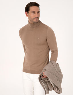 Camel Slim Fit Basic Kazak - Cacharel фото 3