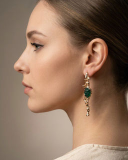 Стильные серьги