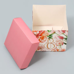 Коробка подарочная складная, упаковка, «С 8 марта», 15×15×15 см