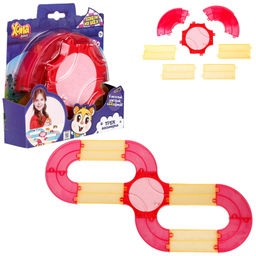 Хома Дома. Игровой набор "Трек восьмерка", прозрачн., в кор. 20х20х5 см