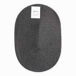 Салфетка сервировочная Доляна Овал, цв.черный, 45*30 см  фото 3