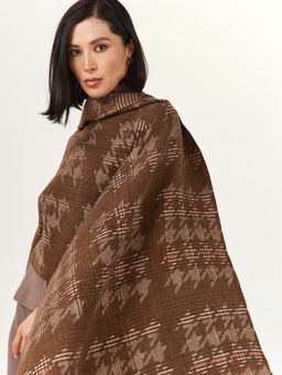 в составе ШЕРСТЬ  и КАШЕМИР Большой, мягкий, теплый  двусторонний палантин