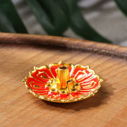 Подставка для благовоний TAKE IT EASY «Лотос малый», эмаль красный