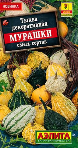Тыква декоративная Мурашки, смесь сортов