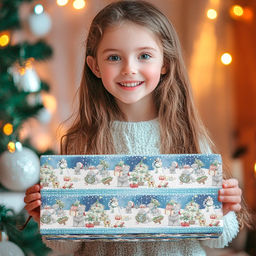 Бумага упаковочная новогодняя 70×100 см, 3 листа, Me to you