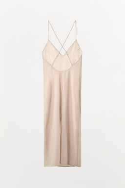 LONG SLIP DRESS WITH MULTI-POSITION STRAPS - Zara фото 14