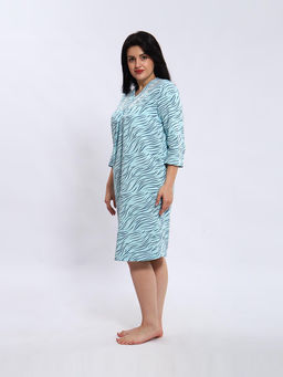 Ночная сорочка женская, цвет голубой