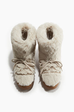 Botas con forro calido efecto pelo - H&m фото 6