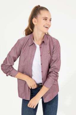 Женская рубашка Cherry с длинным рукавом Basic