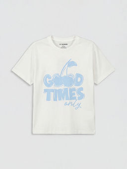 Пижамный комплект детский со шортами с принтом