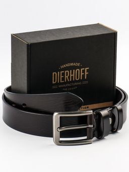 Мужской кожаный ремень Dierhoff ДРК 3056/1-40 Коричневый