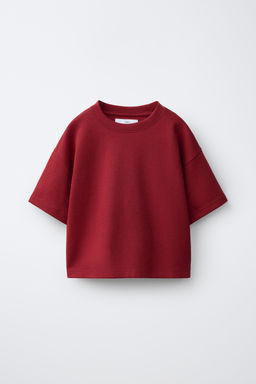 CAMISETA LISA INTERLOCK / Rojo
