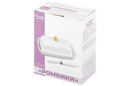 Масленка 16*12,2*8,3 см "Ромбики" + нож