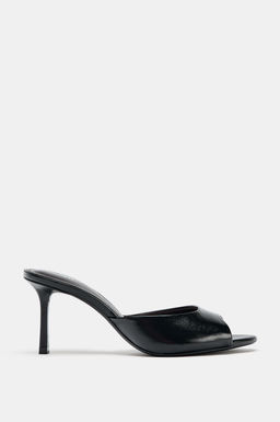 LEATHER SLINGBACK SANDALS - Zara фото 2