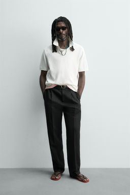 POLO PIQU? LAVADO AARON LEVINE X ZARA / Crudo