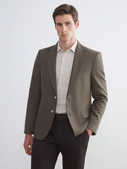 Dar Kal?p Erkek Blazer Ceket