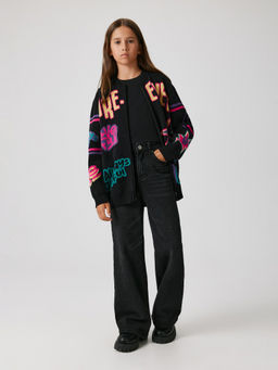 ACOOLA / Кардиган детский для девочек Amalia черный  фото 2