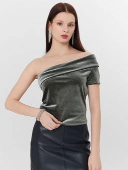 Блузка Mark Formelle x Ольга Бузова зеленая