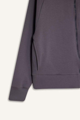 DeFactoFit Толстовка на молнии с капюшоном стандартной посадки  фото 2