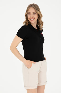 Женская черная базовая футболка Неожиданная скидка в корзине - U.s. polo assn фото 10