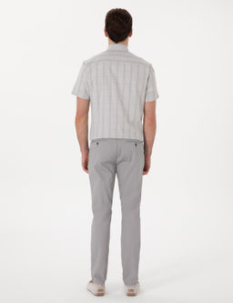 Gri Slim Fit Kanvas Pantolon - Pierre cardin фото 4